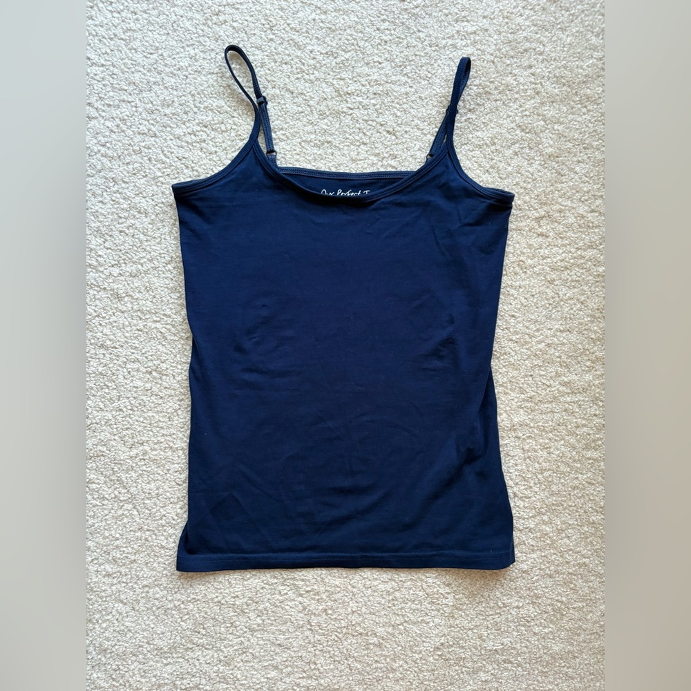 Our Perfect Tee Tank Top, Navy Blue